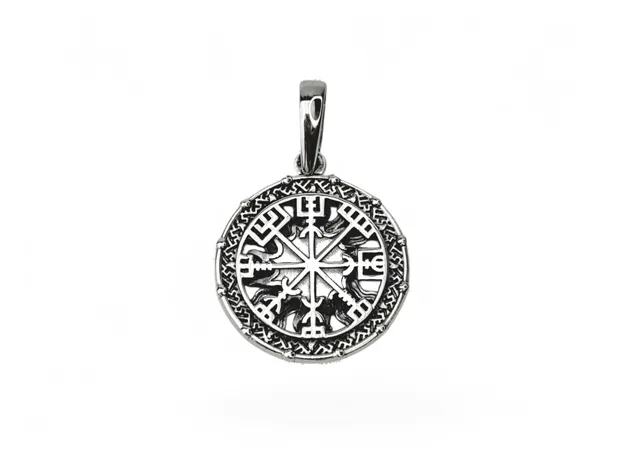 Серебряная подвеска Круг Рода
