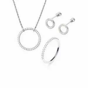 Срібний набір Моніка 