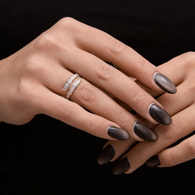 Срібна каблучка Змія   зображення 4