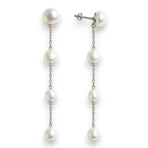 Срібні сережки  Роса  