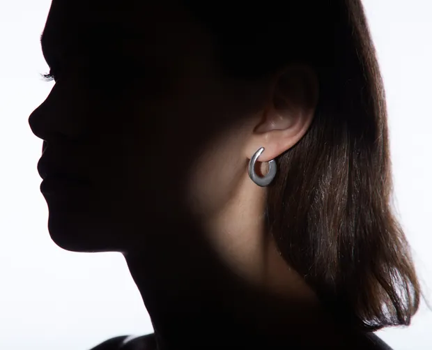 Серебряные серьги английская застежка Лекко 