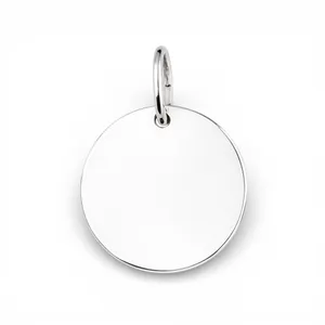 Срібна підвіска для гравіювання Монетка M 