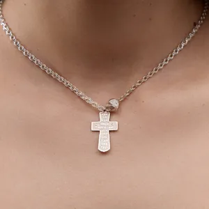 Срібний хрестик Надія   зображення 5
