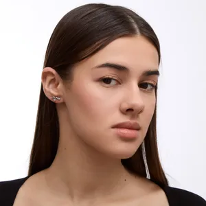 Срібні Сережки Змійки  зображення 2