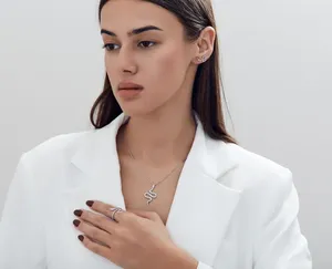 Срібний набір Снейк та подарункове пакування  зображення 2