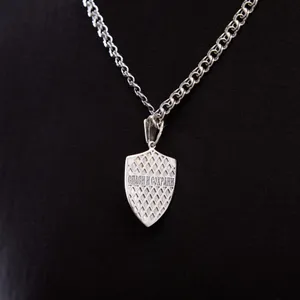 Серебряная подвеска Щит Георгий Змееборец   зображення 6