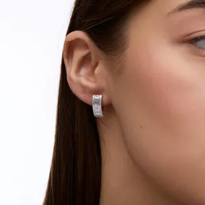 Срібні сережки Орнамент  зображення 3