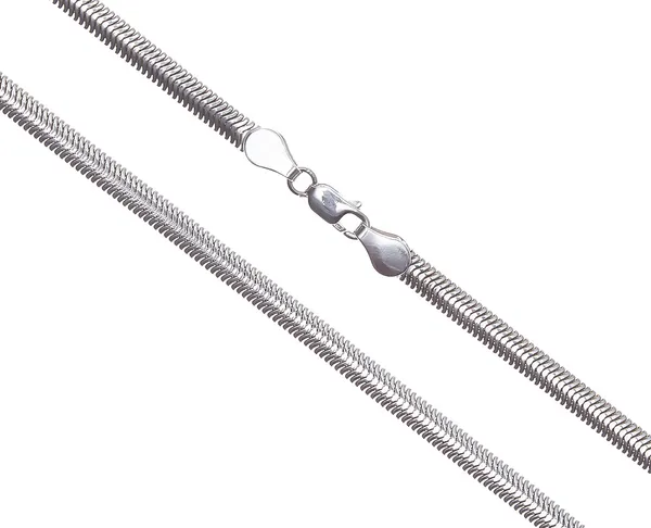 Silver Chain Flat Snake