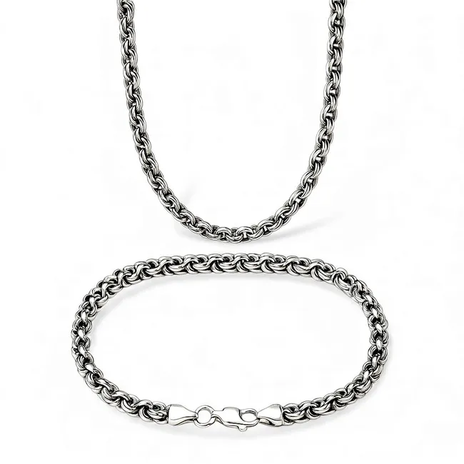 Срібний набір Струмок 