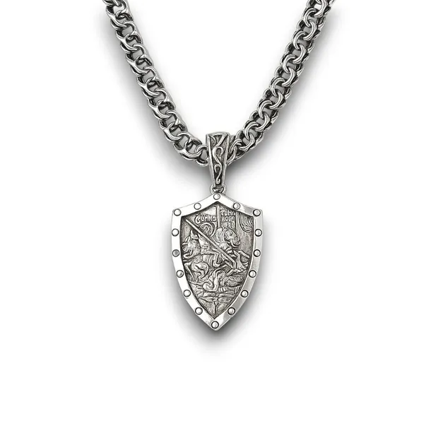 Срібний набір Класичний бісмарк та Щит