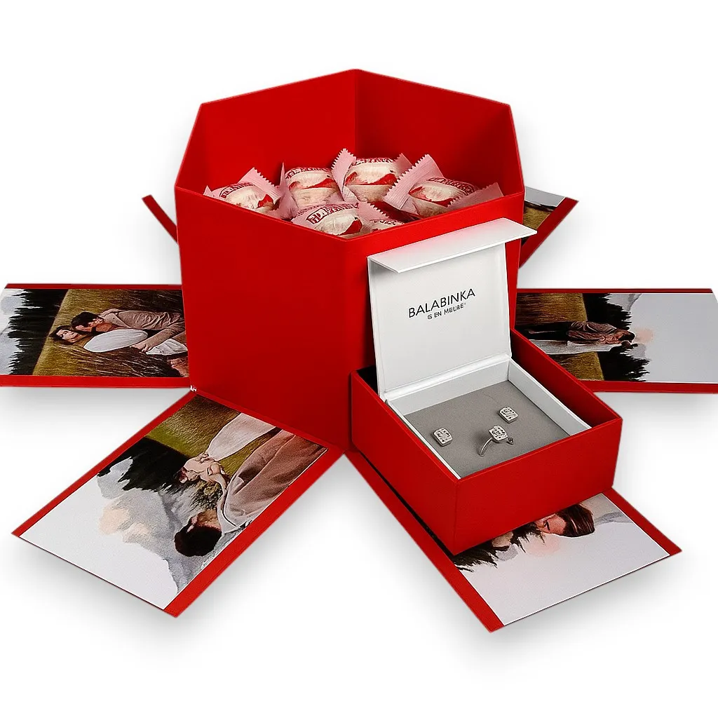 Photo box and silver set Aphrodite