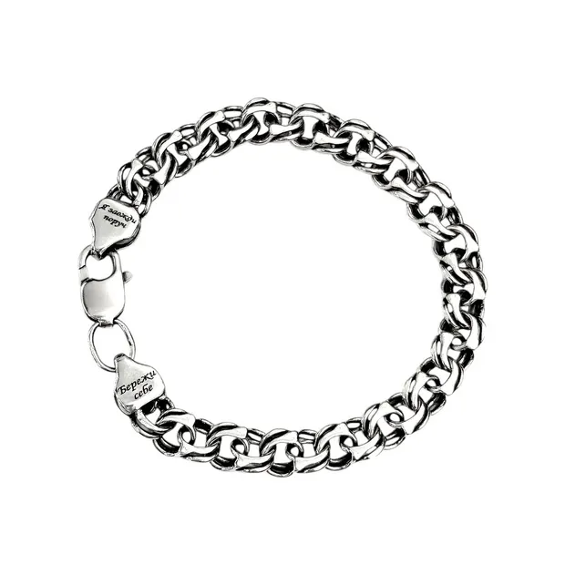 Серебряный браслет Класический Бисмарк