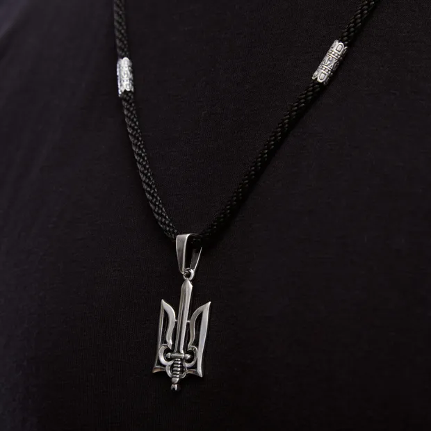 Срібний чоловічий набір Меч 