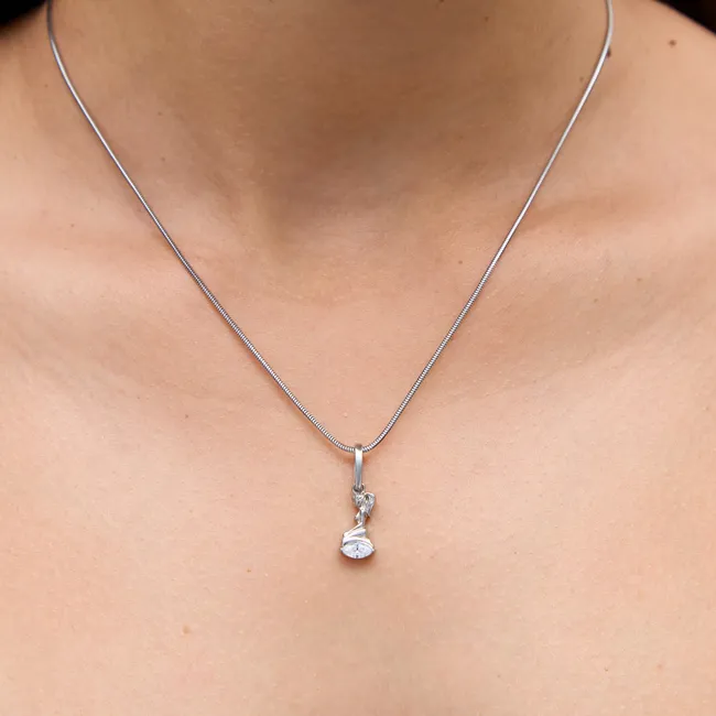 Срібна підвіска Діва  зображення 3