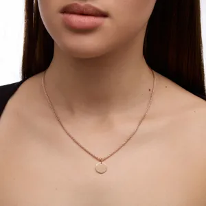 Срібна підвіска для гравіювання Монета з позолотою  зображення 3