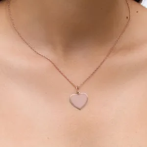 Срібна підвіска Серце  з позолотою  зображення 4