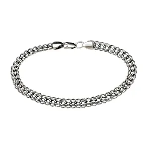 Серебряный браслет Питон