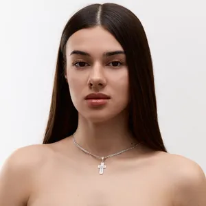 Срібний хрестик Надія   зображення 3