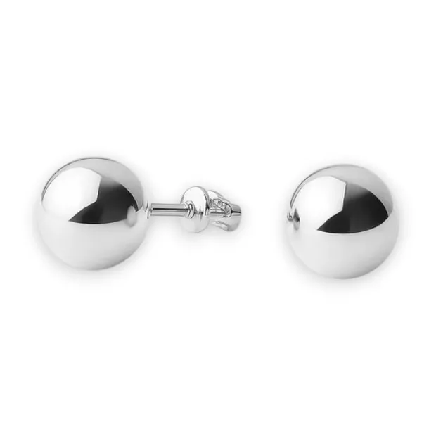 Срібні сережки Кульки 