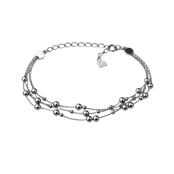 Срібний браслет Кульки