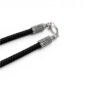 Silk lace with silver inserts wide  зображення 3