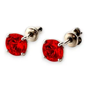 Срібні сережки пусети Круглі Фіаніти без основи   зображення 6