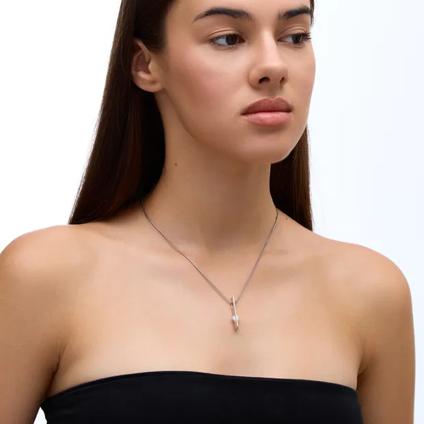 Silver suspension Angelica