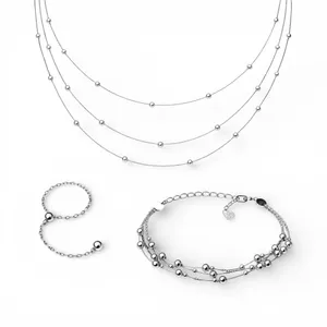 Срібний набір Кулька 