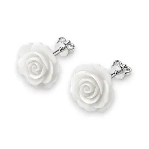 Срібні сережки пусети Кіото  