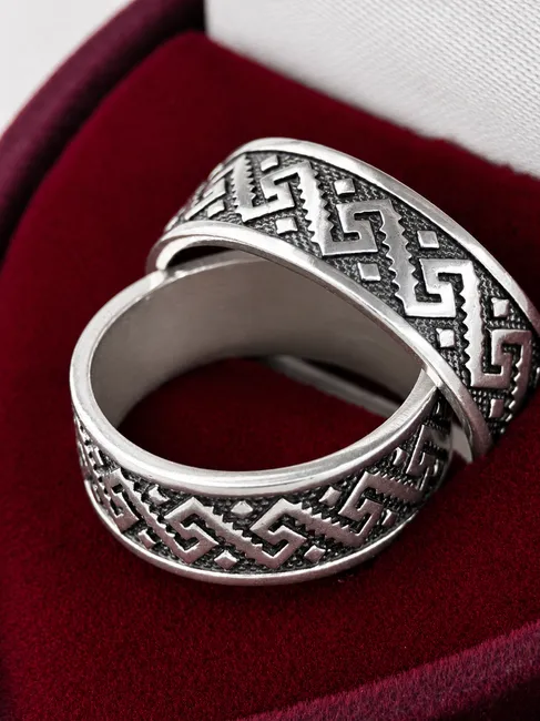 Серебряное кольцо Вышиванка   зображення 6