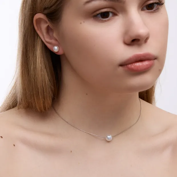 Срібний набір Перли