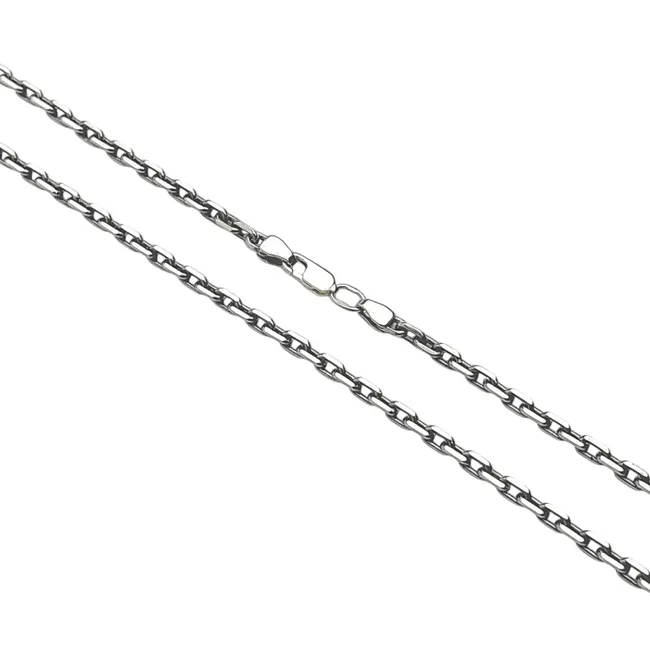 Серебряная цепочка Якорь  