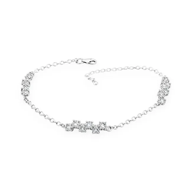 Silver bracelet Lily of the Valley 