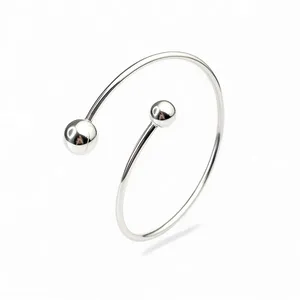 Срібний браслет Дві Кульки 