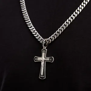 Срібний чоловічий набір Ніка  зображення 3