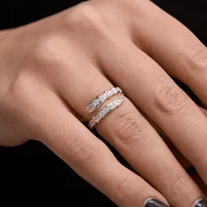 Срібна каблучка Змія   зображення 5