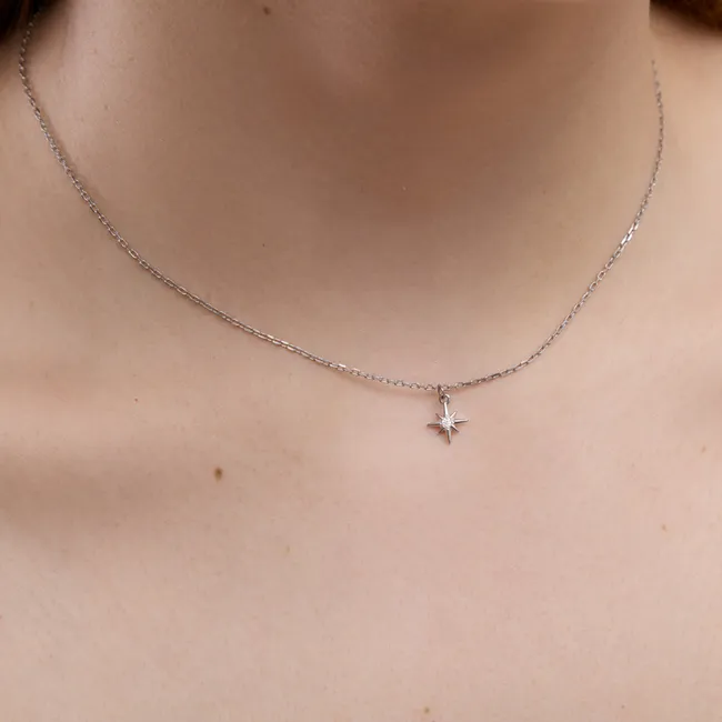Срібне кольє Зоря   зображення 2