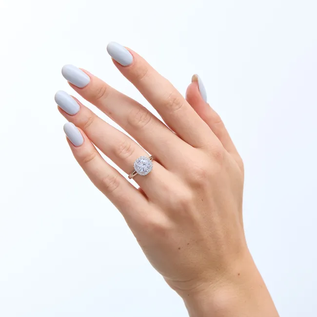 Срібна каблучка Смарагд  зображення 5