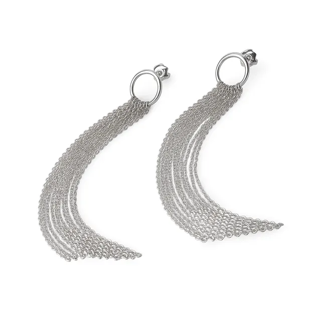 Silver earrings Carolina