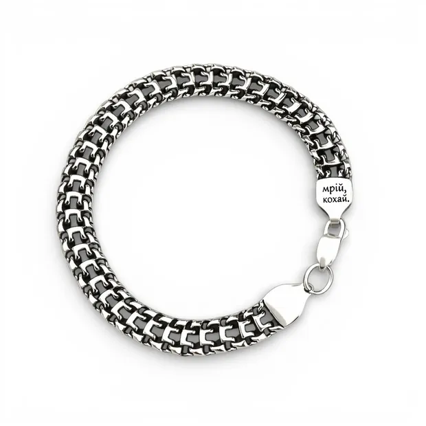 Срібний браслет Фараон