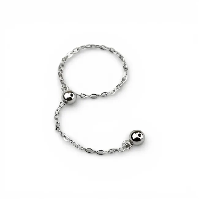 Срібна Каблучка Кулька 