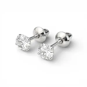 Срібні Сережки Кристалики 