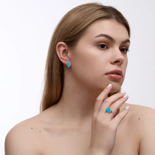 Срібний набір Лагуна  зображення 2