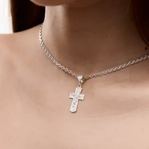 Срібний хрестик Надія   зображення 4