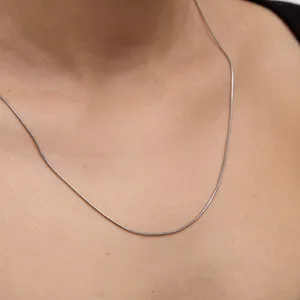 Срібний ланцюжок Снейк   зображення 3