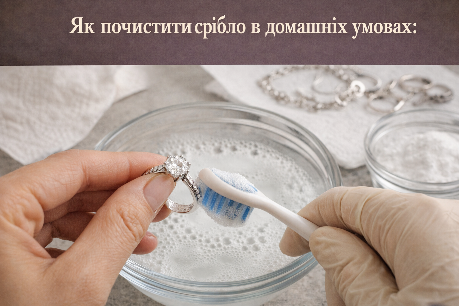 Як почистити срібло в домашніх умовах: кілька дієвих способів